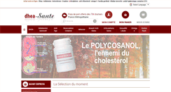 Desktop Screenshot of dhea-sante.com