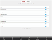 Tablet Screenshot of dhea-sante.com